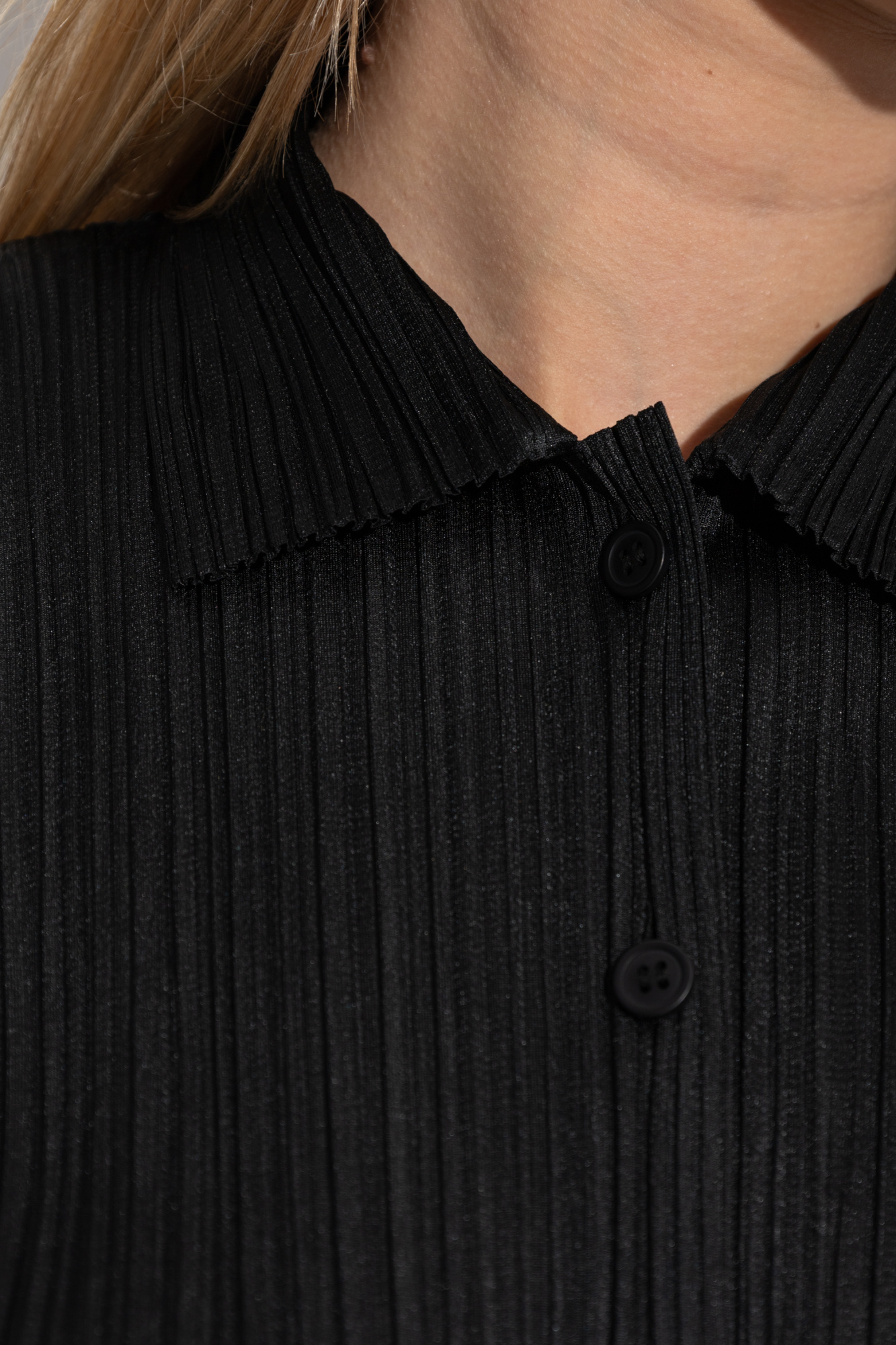 Black Pleated shirt Pleats Please Issey Miyake - Vitkac Canada